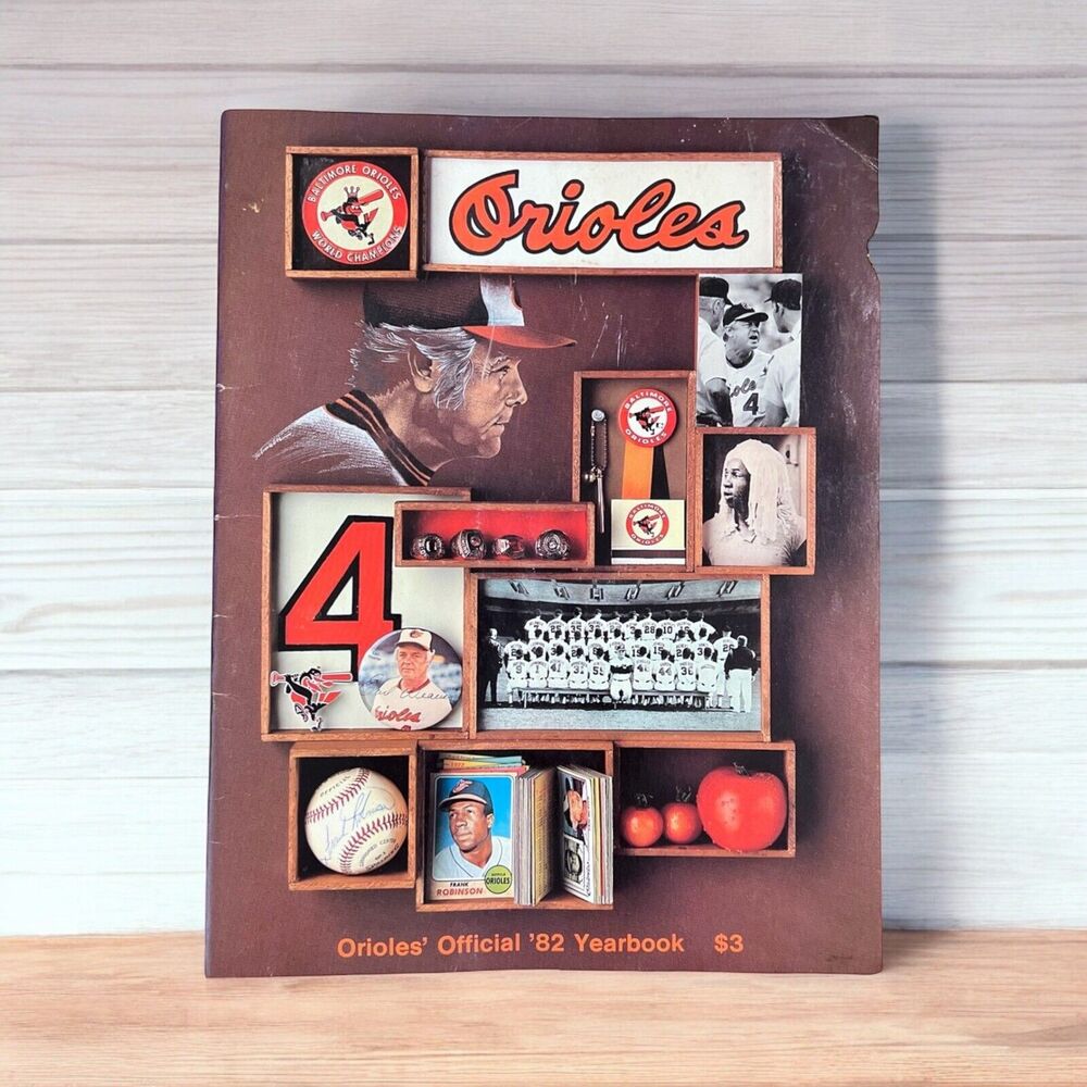1982 Baltimore Orioles Official Yearbook Vintage Advertisements‎
